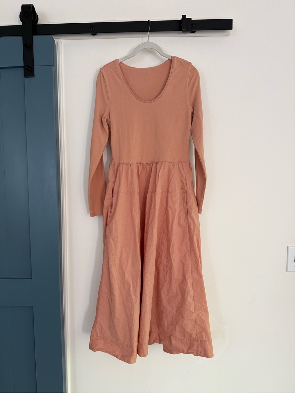 Everlane Peach Cotton Dress